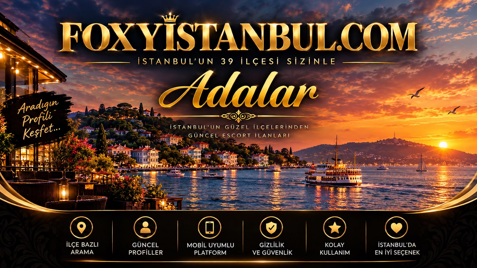 Adalar Escort – İstanbul Adaları İlanları